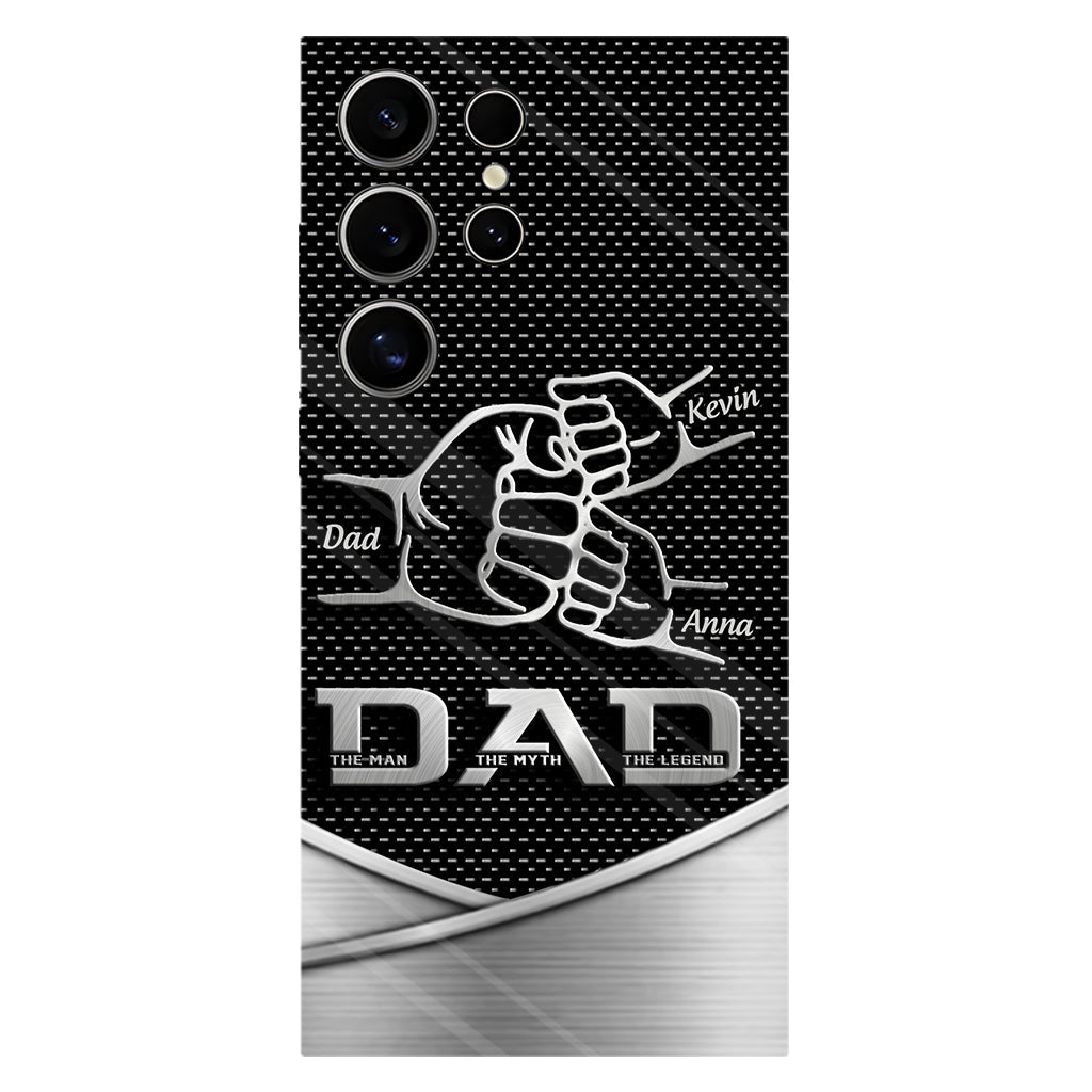 Dad The Man The Myth The Legend First Bump - Personalized Father Full Print Phone Case