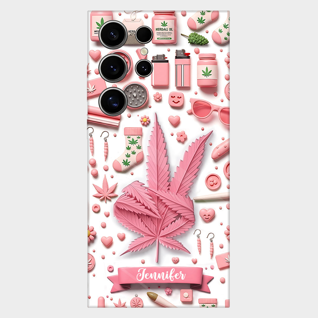 Irgendwo ist es 4:20 Uhr – Personalisierte Handyhülle mit Weed-Motiv