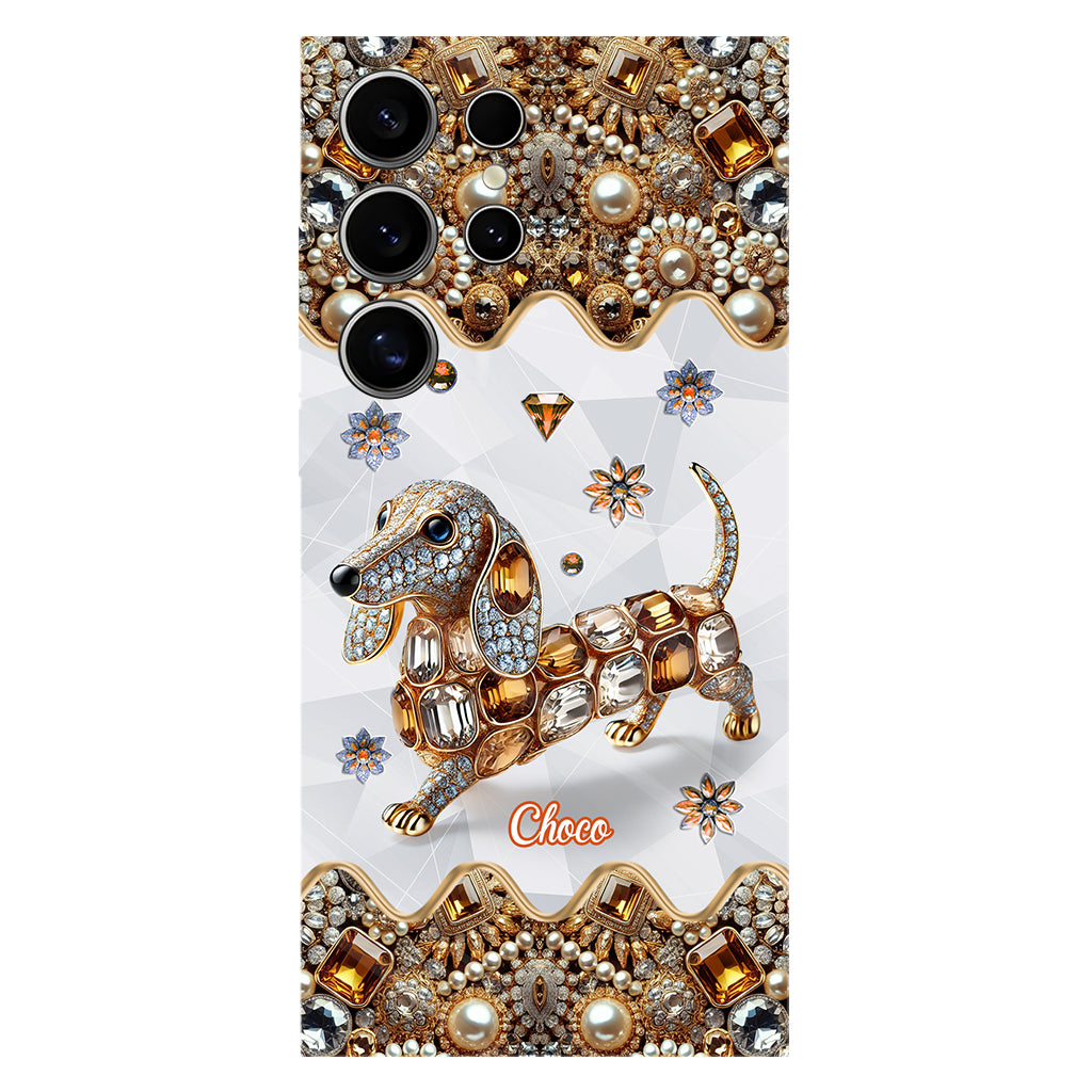 Love Dachshunds - Personalized Dog Full Print Phone Case