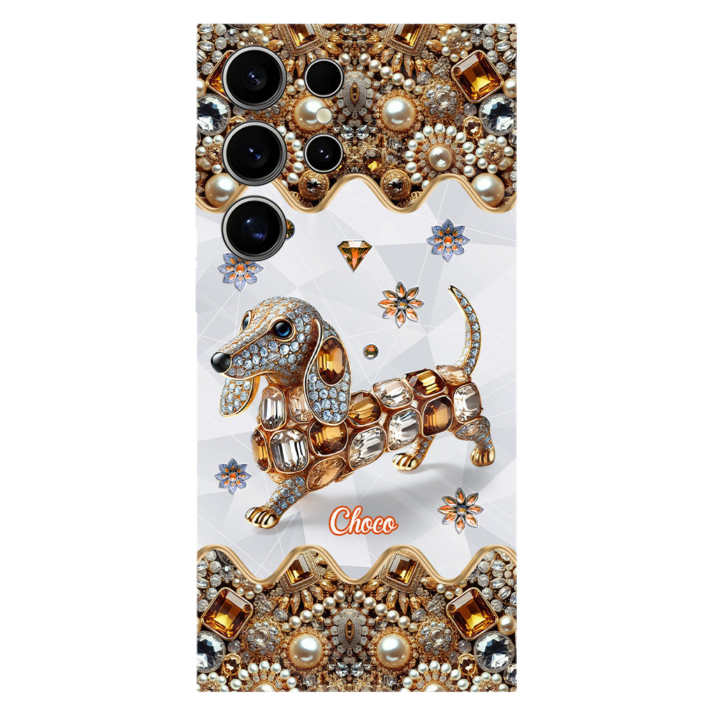 Love Dachshunds - Personalized Dog Full Print Phone Case