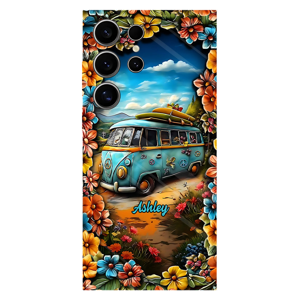 Hippie Van - Personalized Hippie Full Print Phone Case