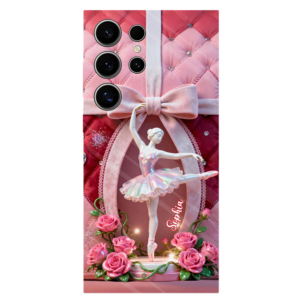 Just A Girl Who Loves To Dance - Personalized Ballet Full Print Phone Case