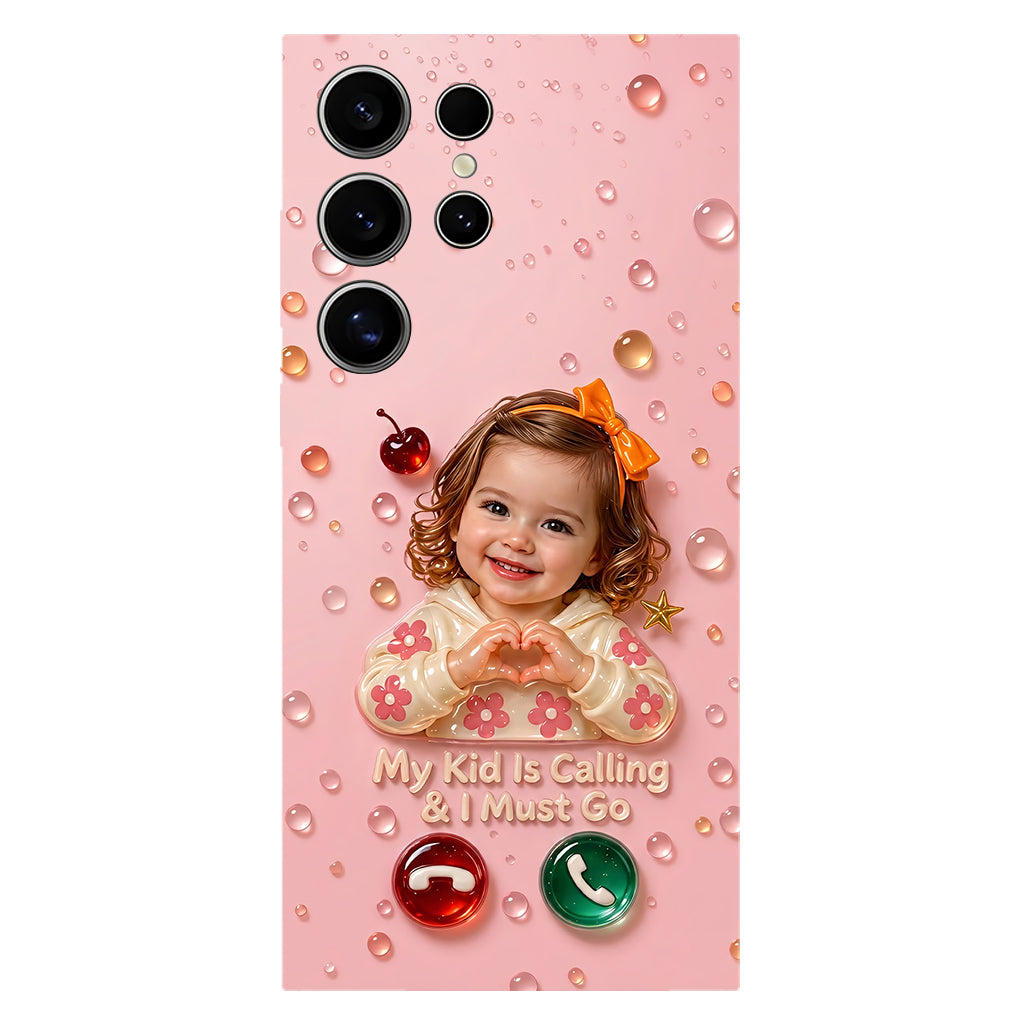 Mes enfants appellent et je dois y aller - Coque de téléphone personnalisée