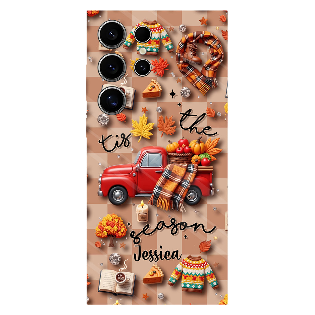 Tis The Season - Personalized Autumn Full Print Phone Case