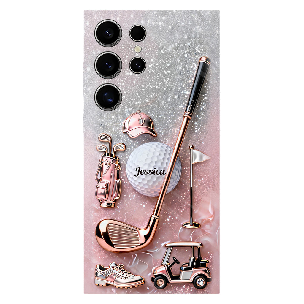 Passionné de golf ? Coque de téléphone personnalisée avec imprimé golf intégral