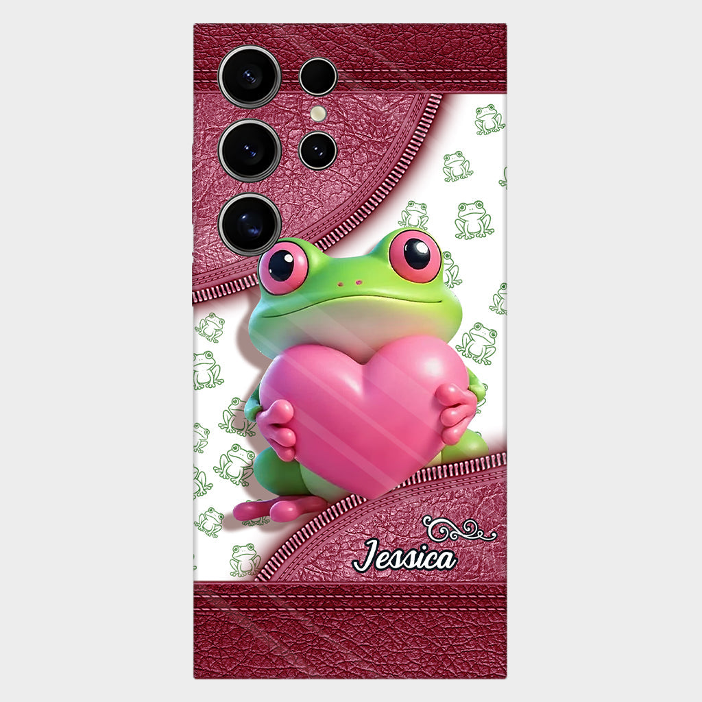 Love Frog – Personalisierte Handyhülle mit Froschmotiv