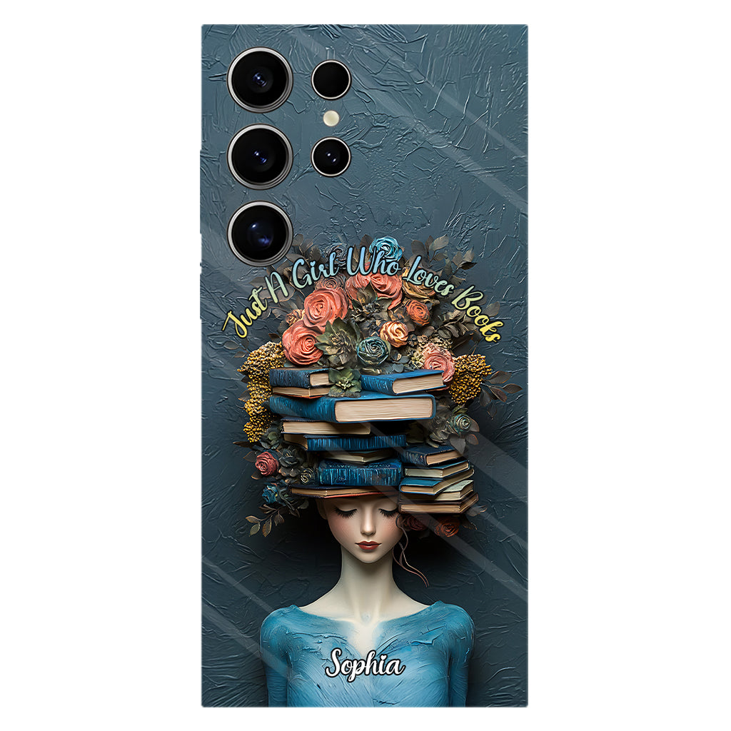 Just A Girl Who Loves Books - Personalized Book Full Print Phone Case