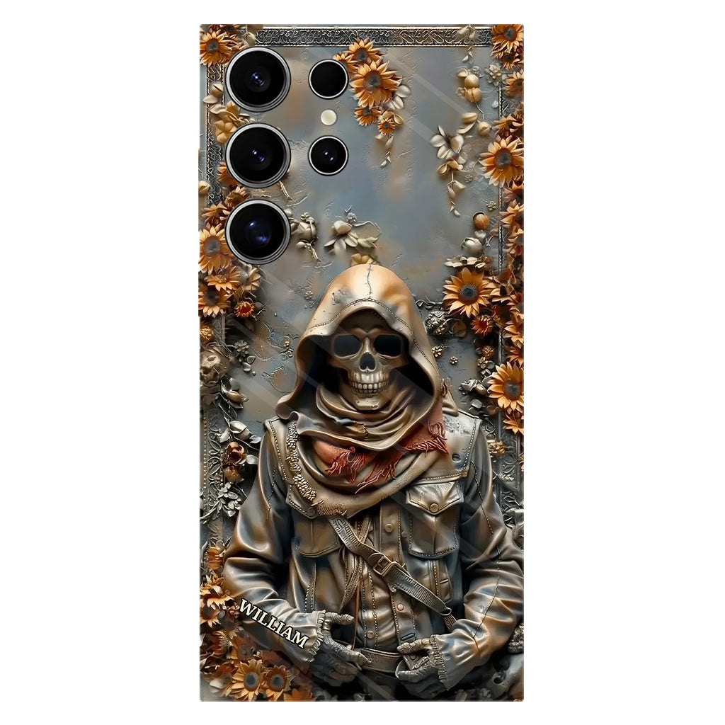 Vintage Skull - Personalized Skull Full Print Phone Case