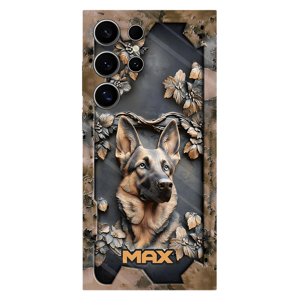 Strong German Shepherd - Personalized Dog Full Print Phone Case