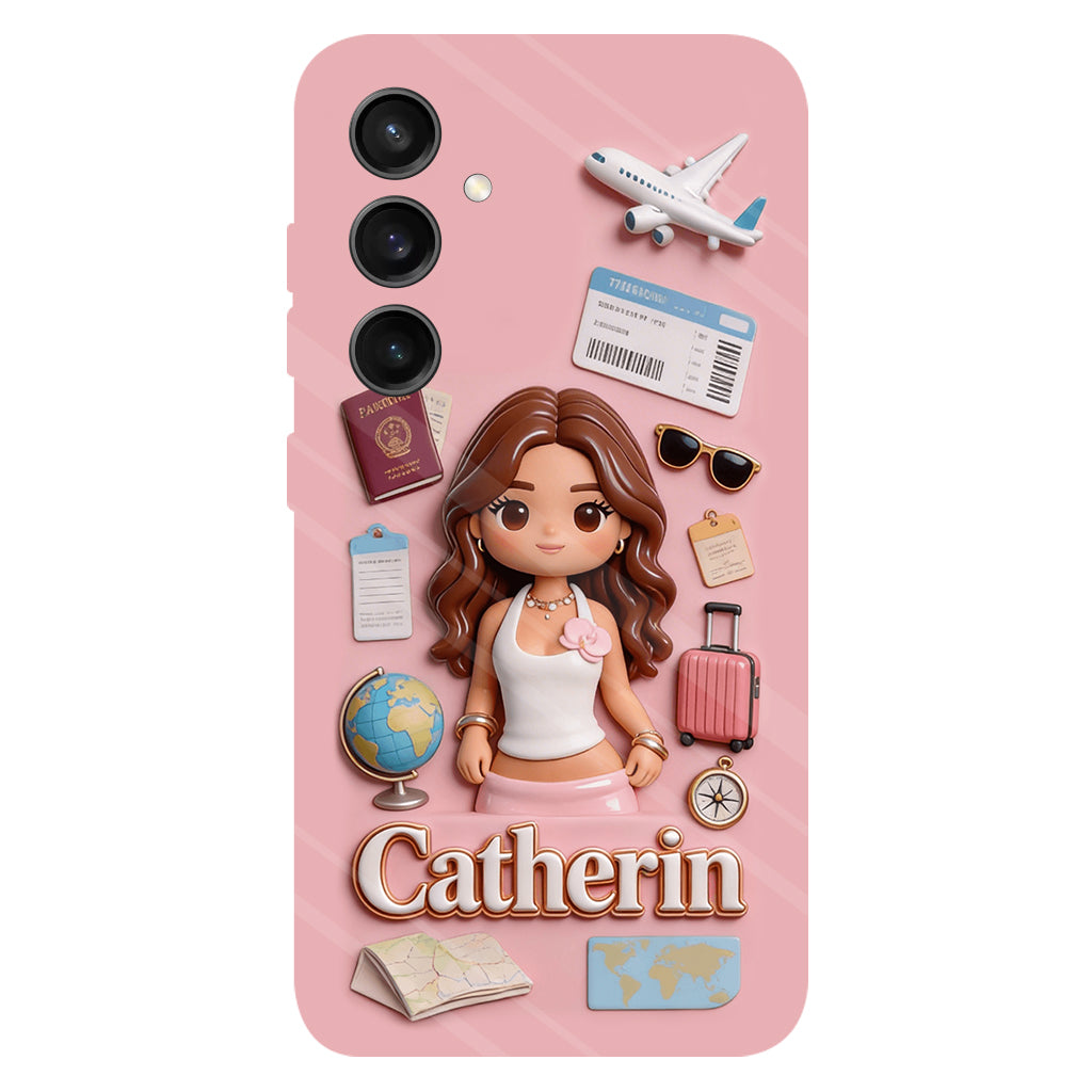 Traveling Lover - Personalized Travelling Full Print Phone Case