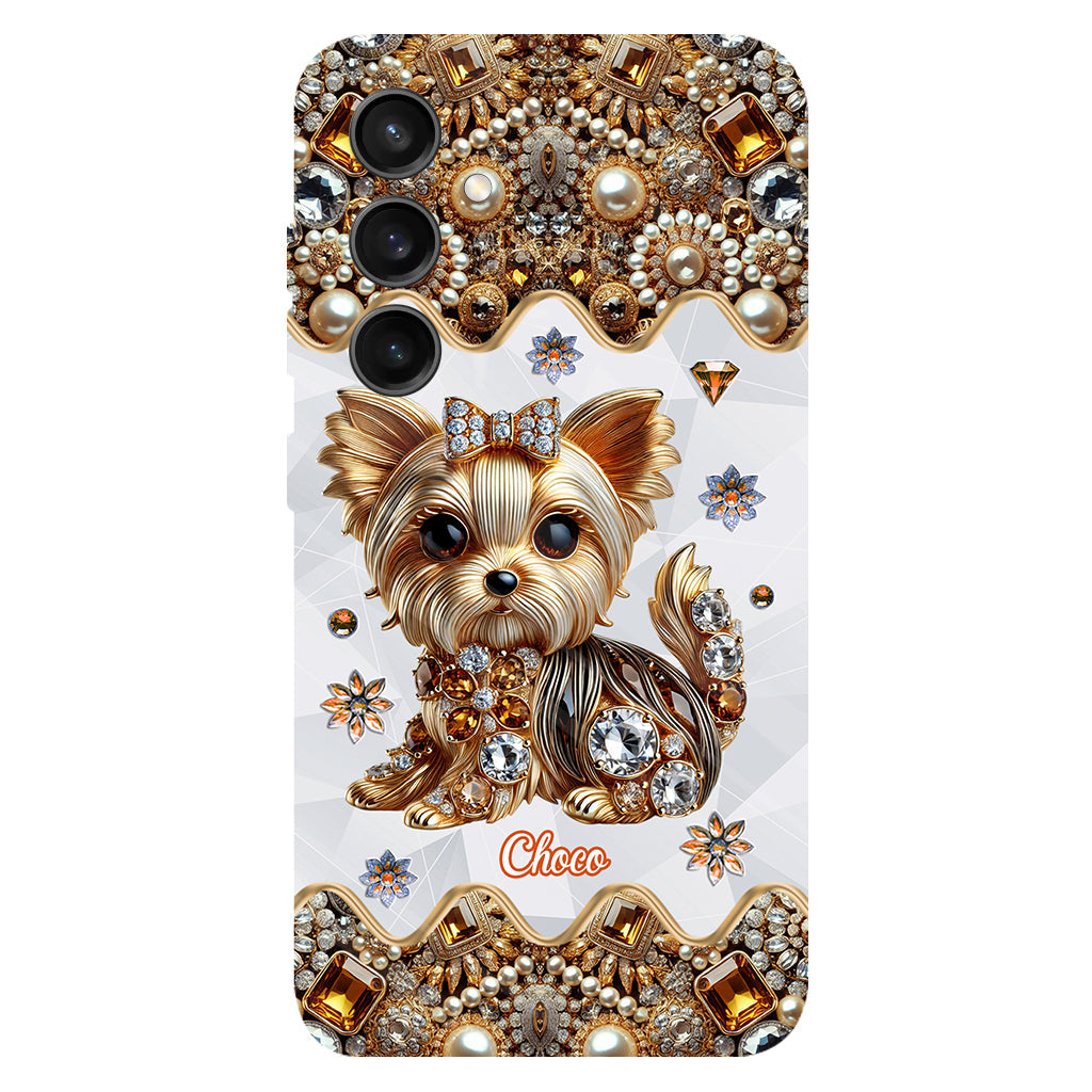 Love Yorkshire Terrier - Personalized Dog Full Print Phone Case
