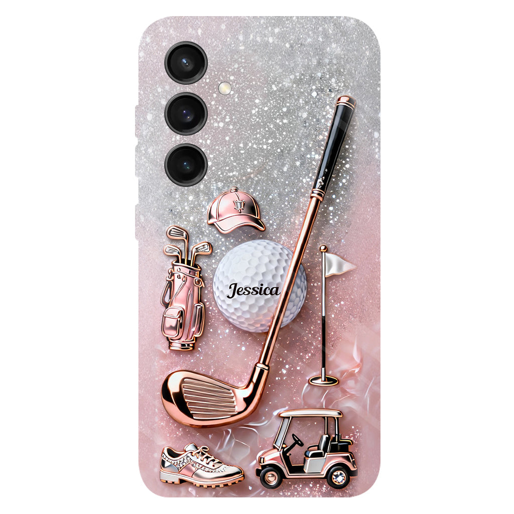 Passionné de golf ? Coque de téléphone personnalisée avec imprimé golf intégral