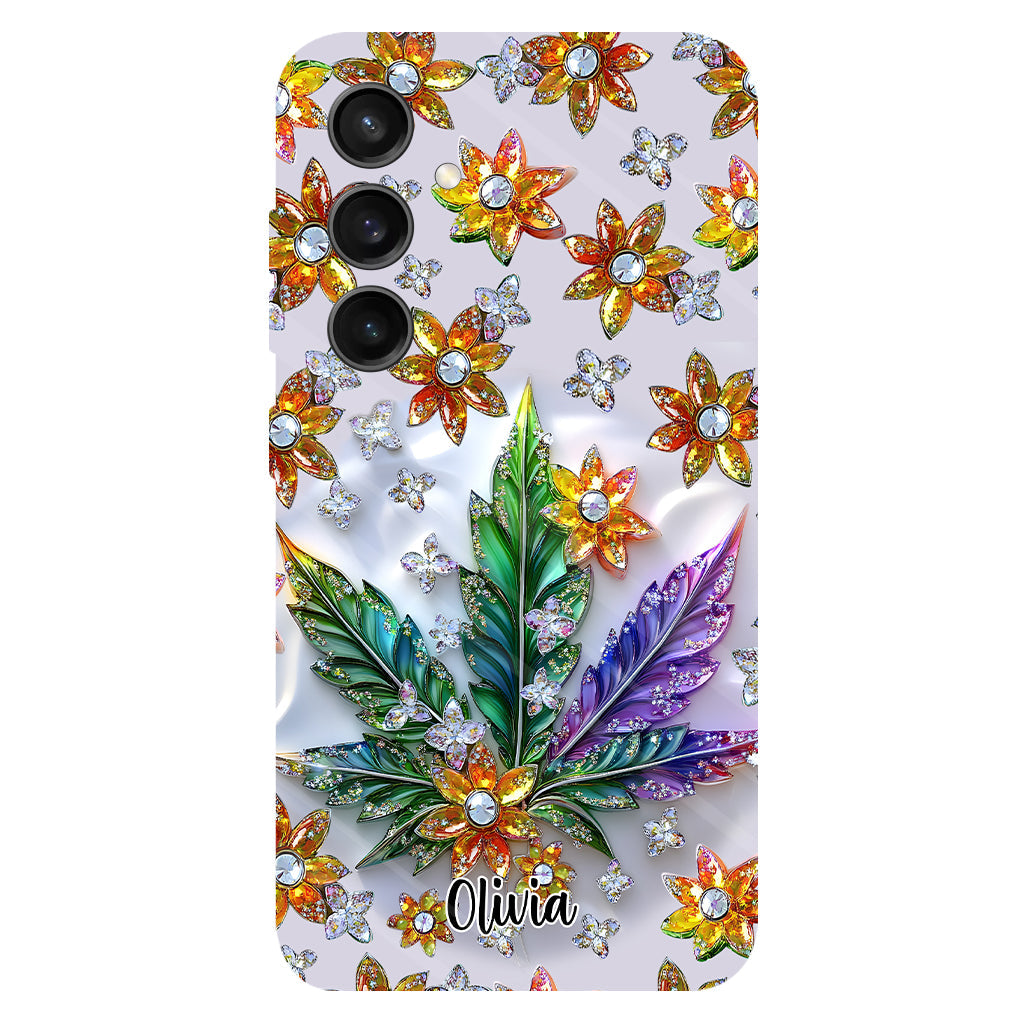 Beautiful Leaf - Personalized Weed Full Print Phone Case