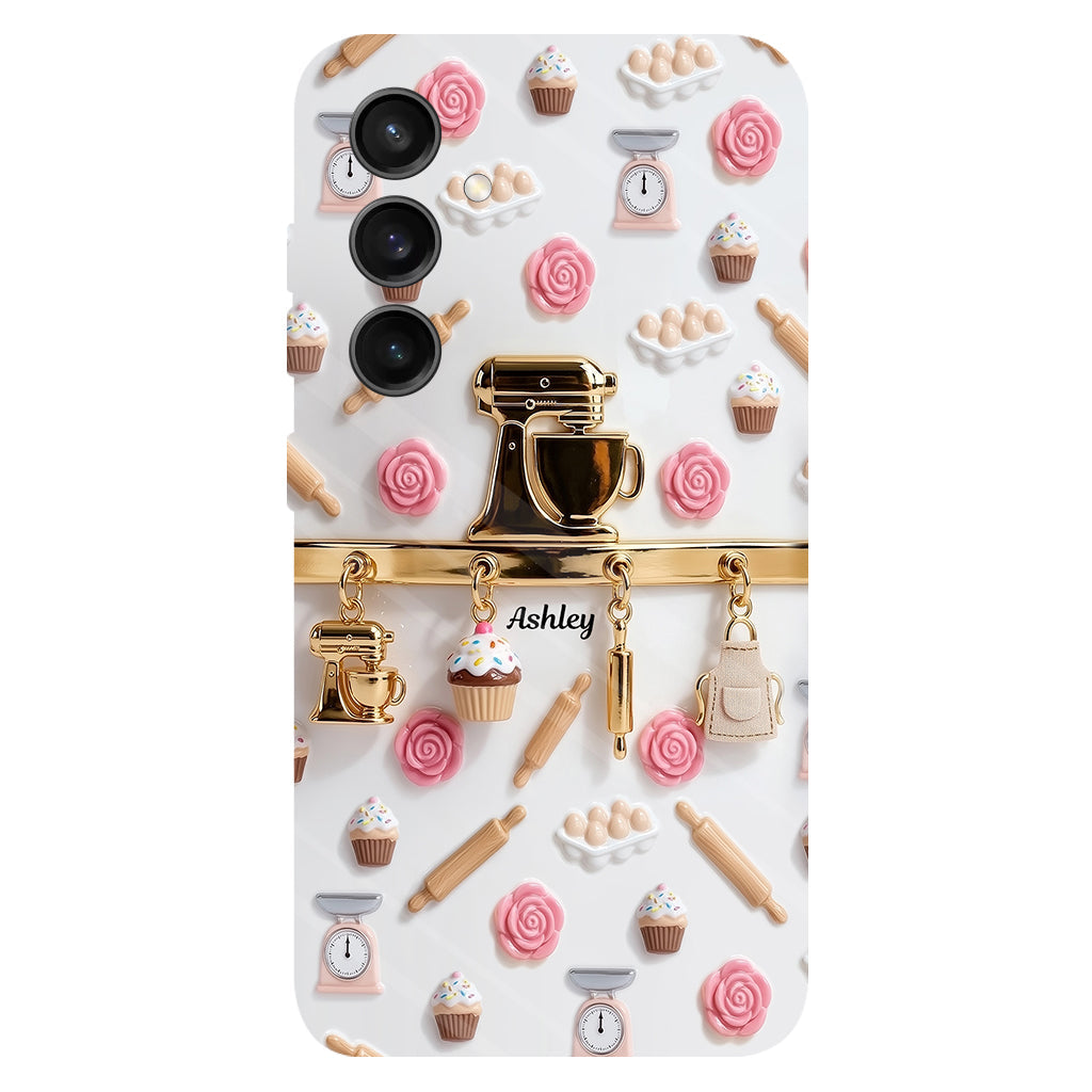 Coque de téléphone personnalisée avec motif pâtisserie - Charms de pâtisserie