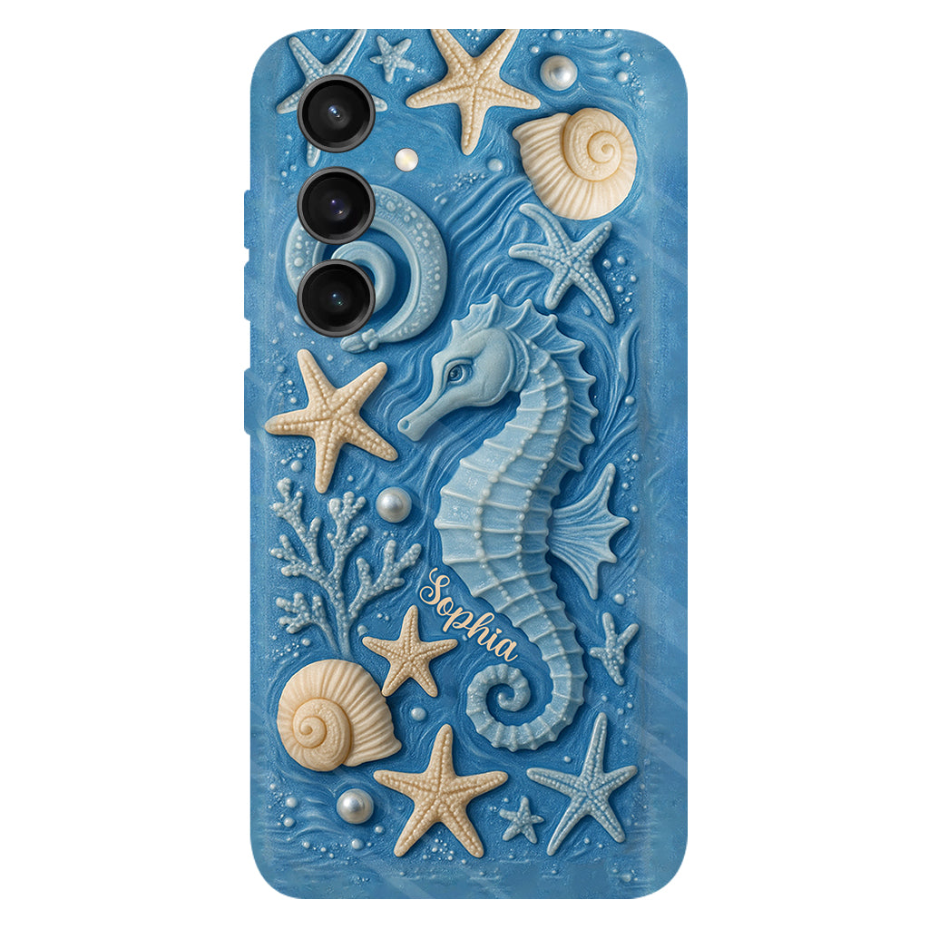 Just A Girl Who Loves Ocean - Personalized Sea Lover Full Print Phone Case