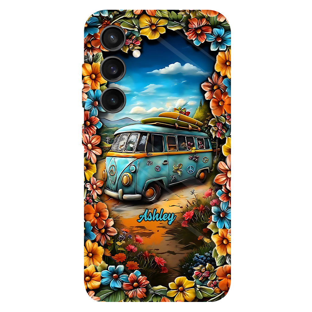 Hippie Van - Personalized Hippie Full Print Phone Case