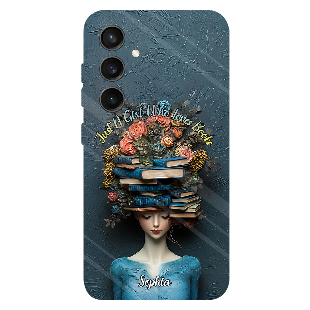 Just A Girl Who Loves Books - Personalized Book Full Print Phone Case
