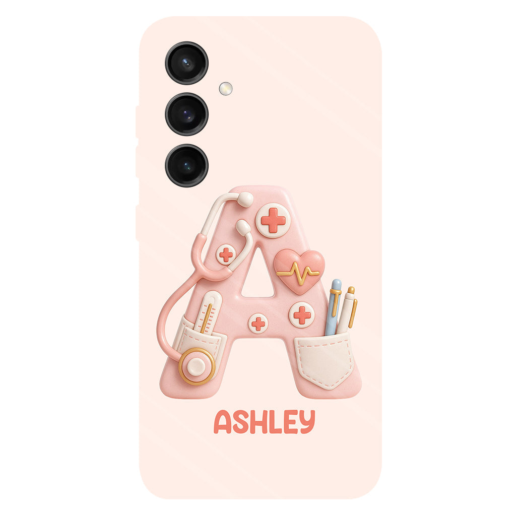 Nurse Alphabet Custom - Personalized Nurse Full Print Phone Case