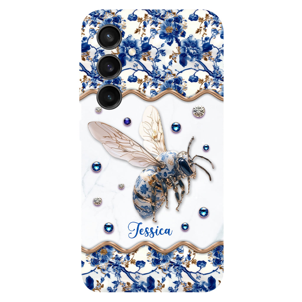 Toile de Jouy Abeille - Coque de téléphone personnalisée avec imprimé abeille