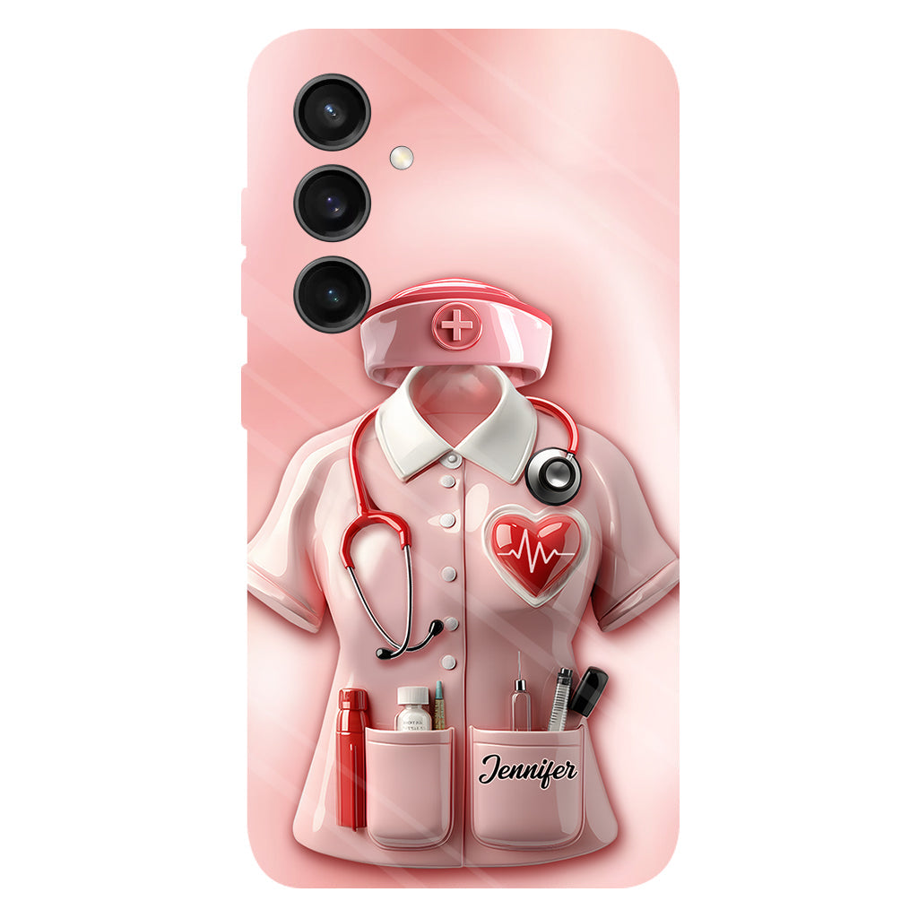 Nurses Are The Heart of Healthcare - Personalized Nurse Full Print Phone Case