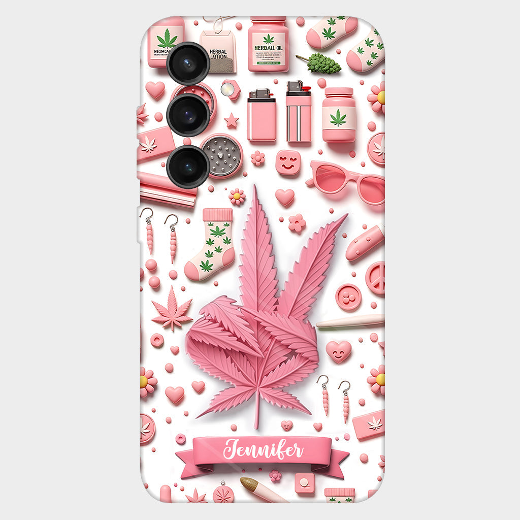 Irgendwo ist es 4:20 Uhr – Personalisierte Handyhülle mit Weed-Motiv