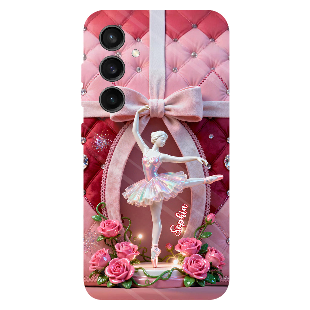 Just A Girl Who Loves To Dance - Personalized Ballet Full Print Phone Case