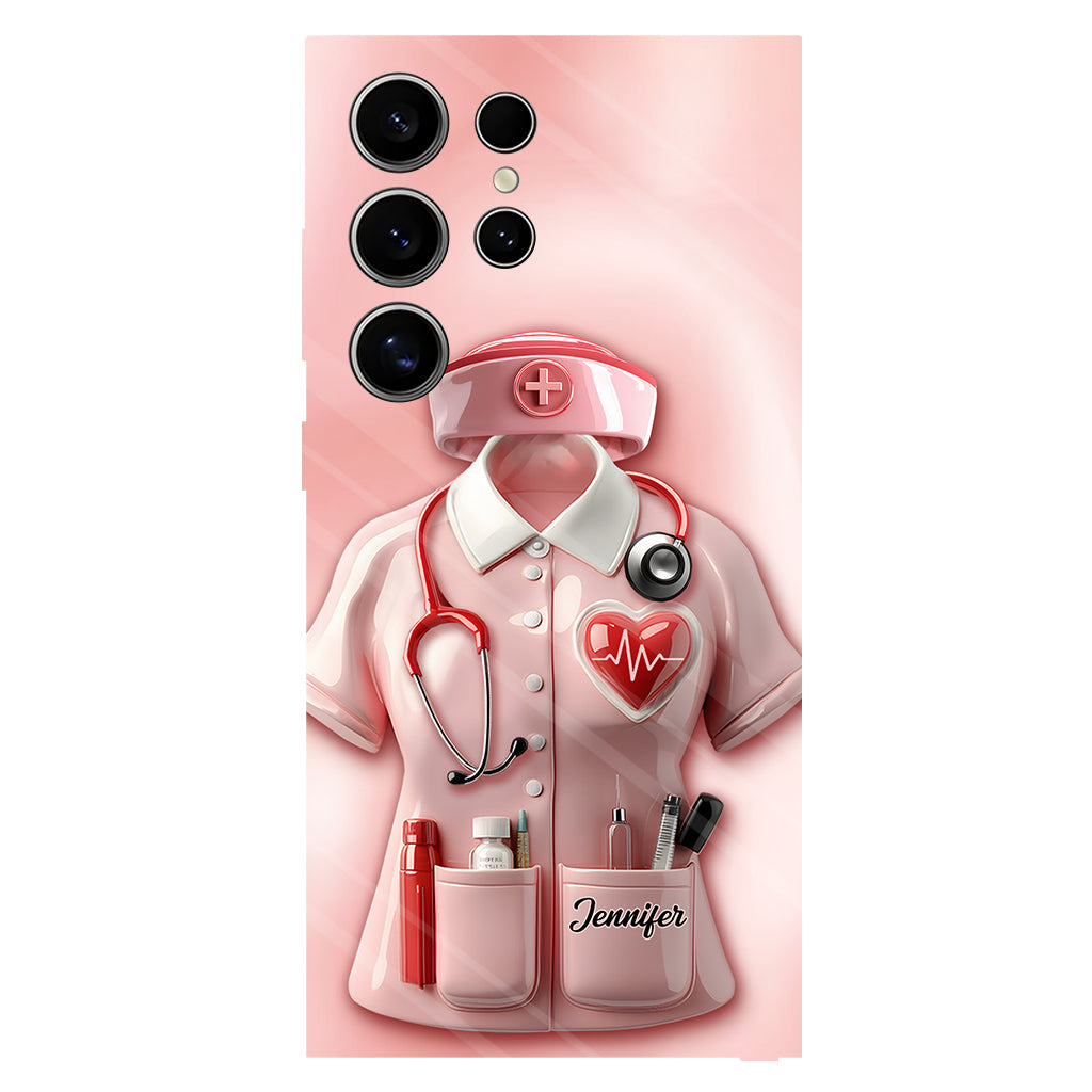 Nurses Are The Heart of Healthcare - Personalized Nurse Full Print Phone Case