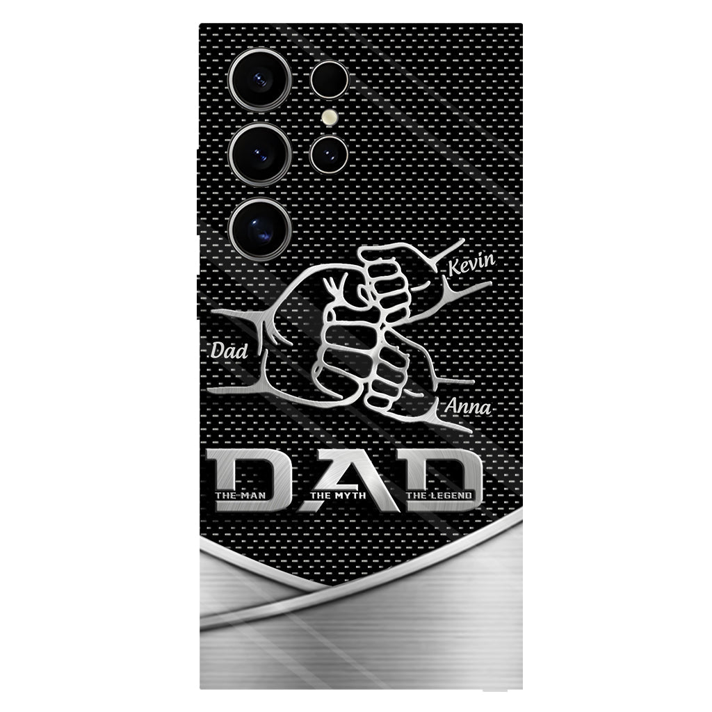 Dad The Man The Myth The Legend First Bump - Personalized Father Full Print Phone Case
