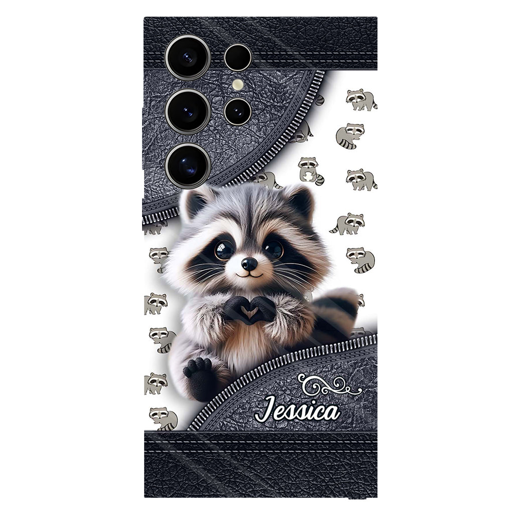 Adorable Raccoon - Personalized Raccoon Full Print Phone Case
