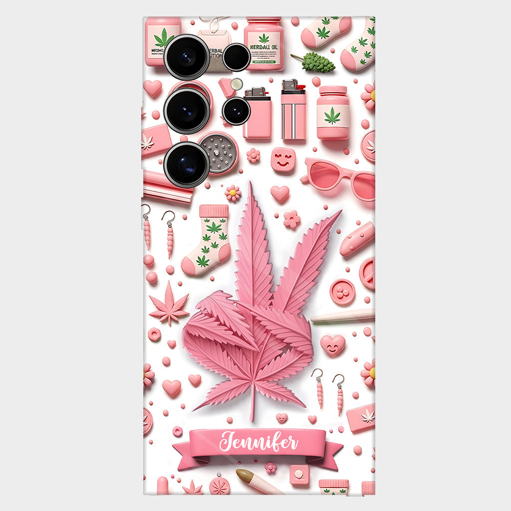Irgendwo ist es 4:20 Uhr – Personalisierte Handyhülle mit Weed-Motiv