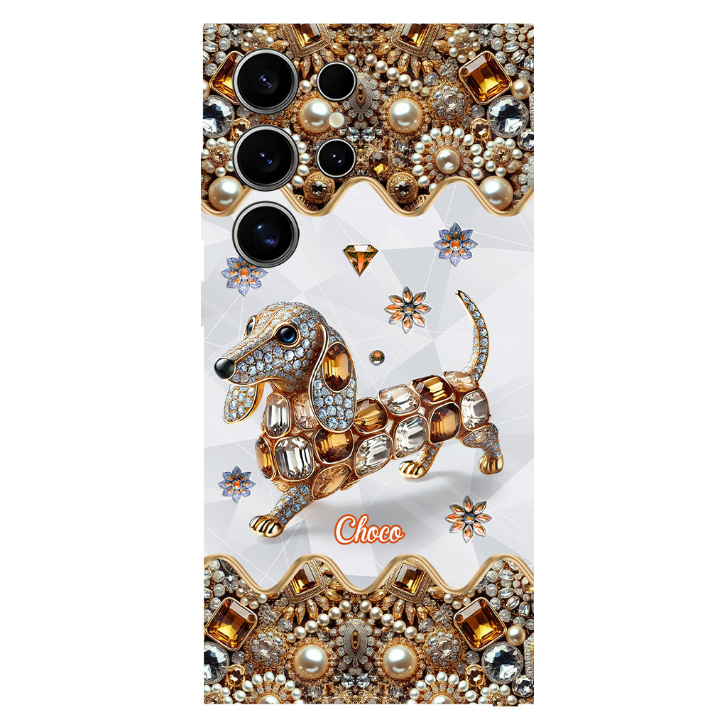 Love Dachshunds - Personalized Dog Full Print Phone Case