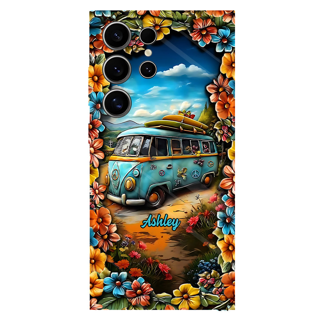Hippie Van - Personalized Hippie Full Print Phone Case