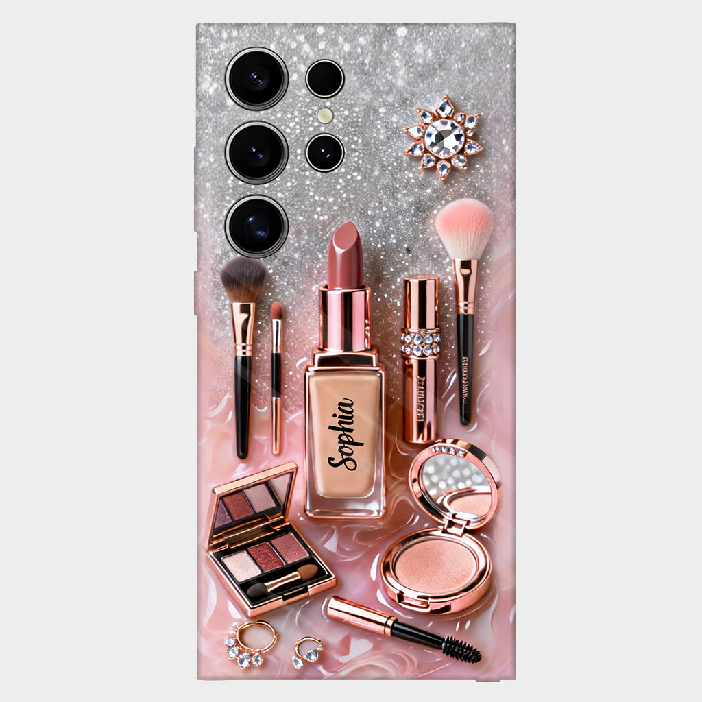 Maquilleuse fière - Coque de téléphone personnalisée avec impression intégrale - Maquillage