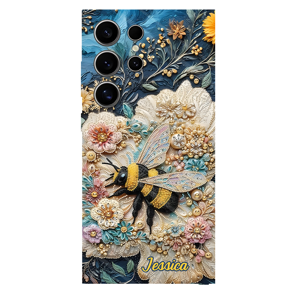 Bee Kind - Personalized Bee Full Print Phone Case