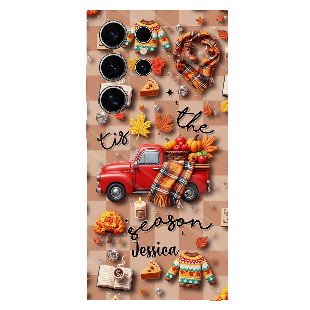 Tis The Season - Personalized Autumn Full Print Phone Case