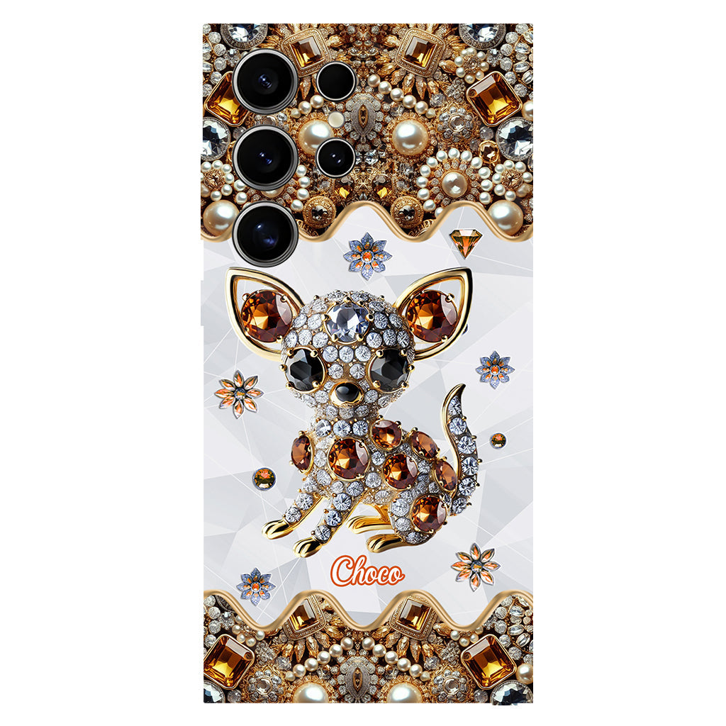 Love Chihuahuas - Personalized Dog Full Print Phone Case