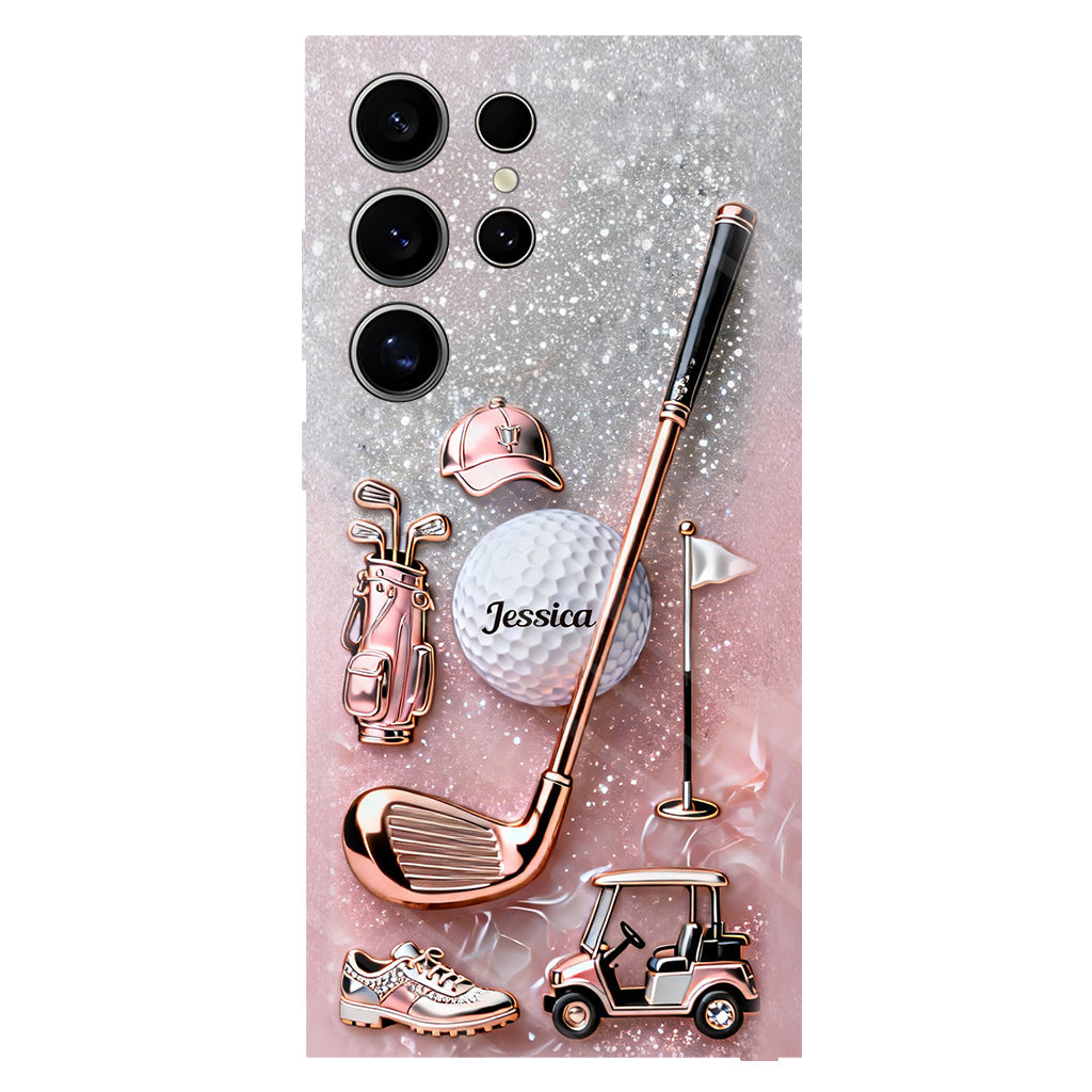 Passionné de golf ? Coque de téléphone personnalisée avec imprimé golf intégral