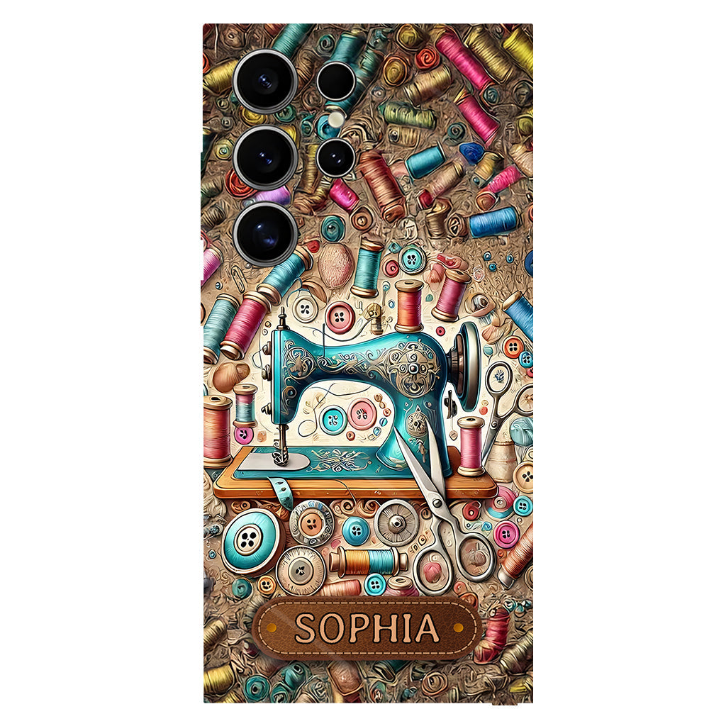 Coque de téléphone personnalisée « Couture » ​​avec imprimé intégral