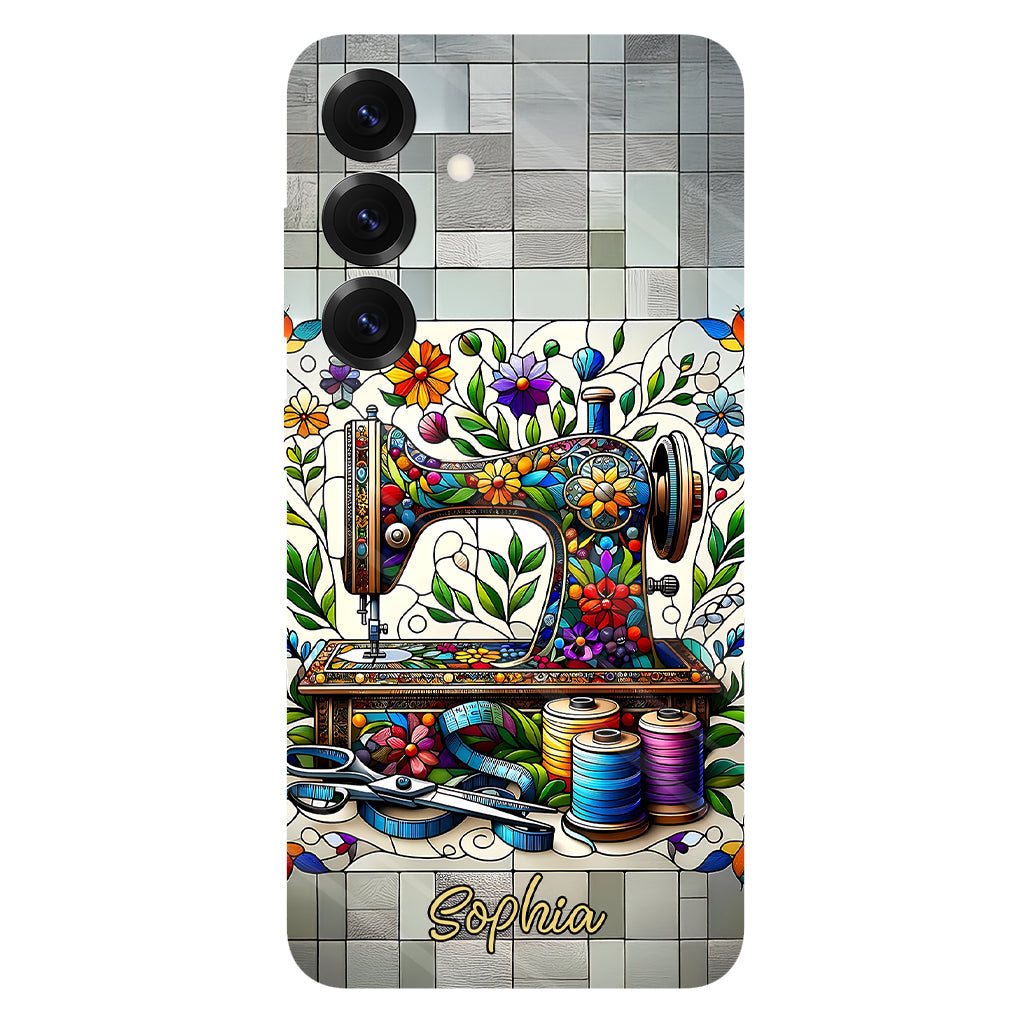 Coque de téléphone personnalisée « Couture » ​​avec imprimé intégral