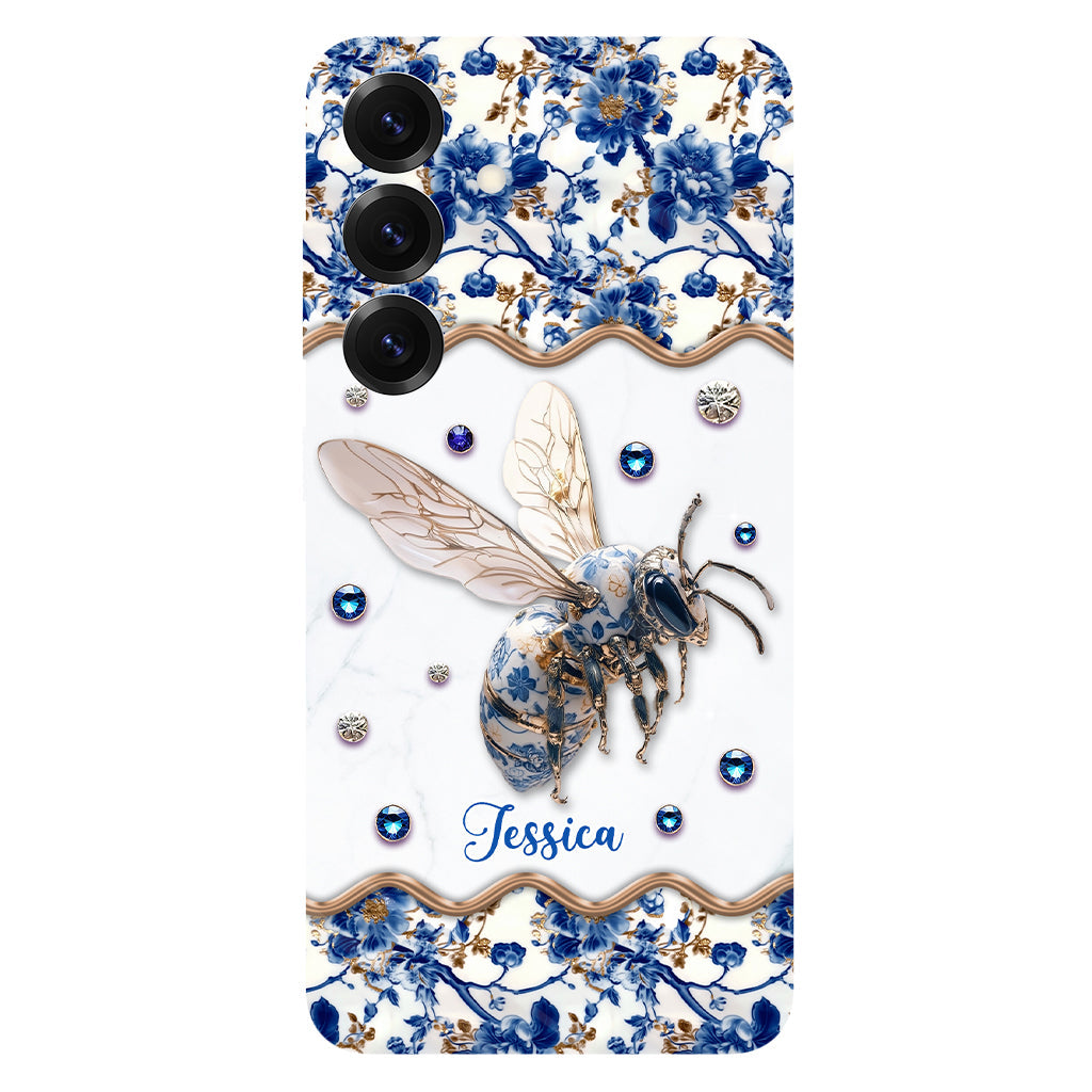 Toile de Jouy Abeille - Coque de téléphone personnalisée avec imprimé abeille