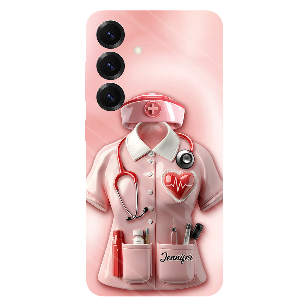 Nurses Are The Heart of Healthcare - Personalized Nurse Full Print Phone Case