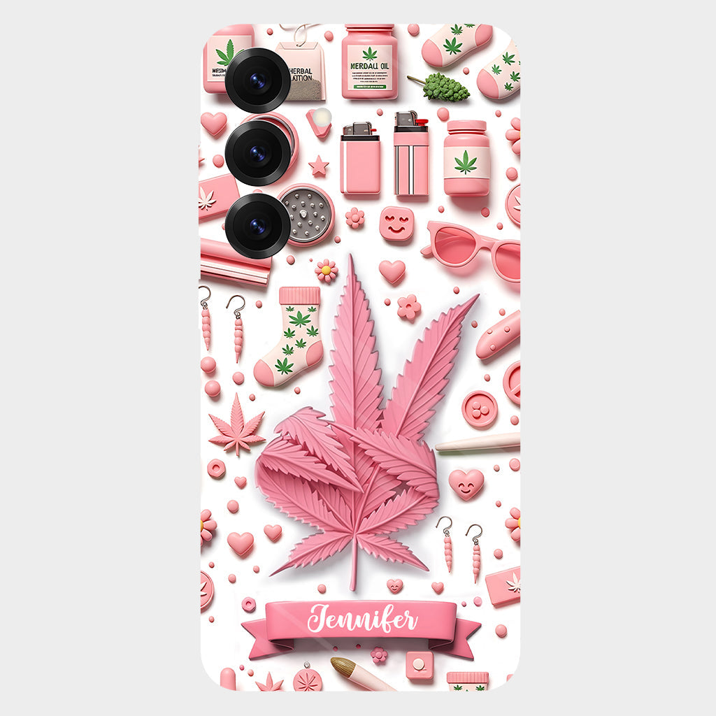 Irgendwo ist es 4:20 Uhr – Personalisierte Handyhülle mit Weed-Motiv