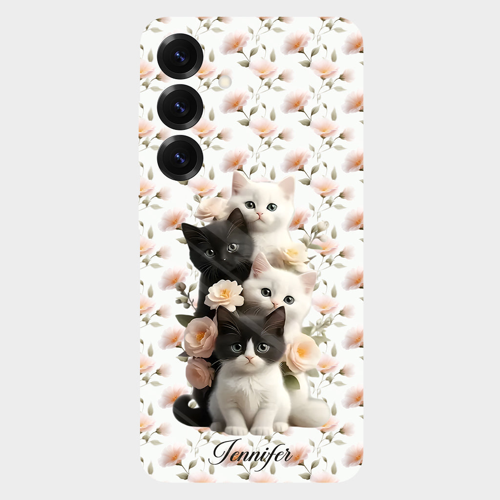 Cute Kittens - Personalized Cat Full Print Phone Case