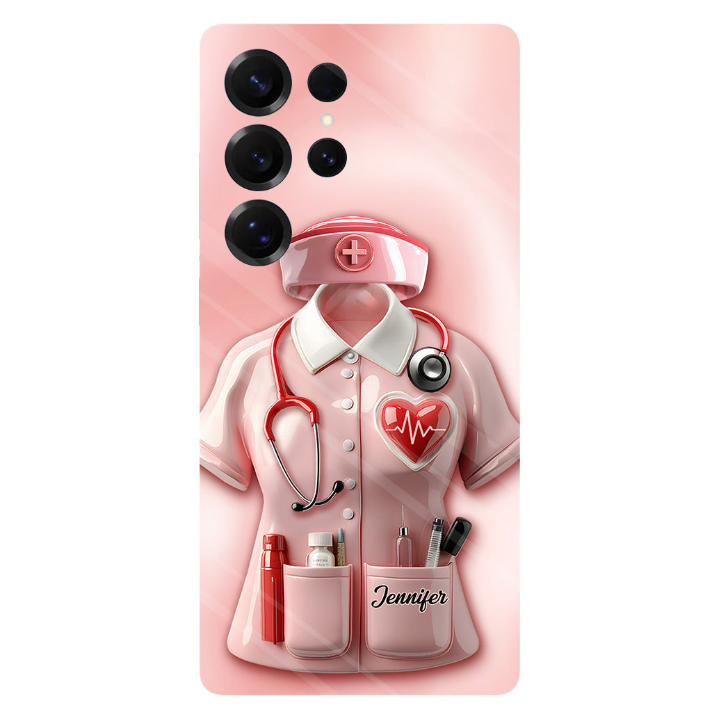 Nurses Are The Heart of Healthcare - Personalized Nurse Full Print Phone Case