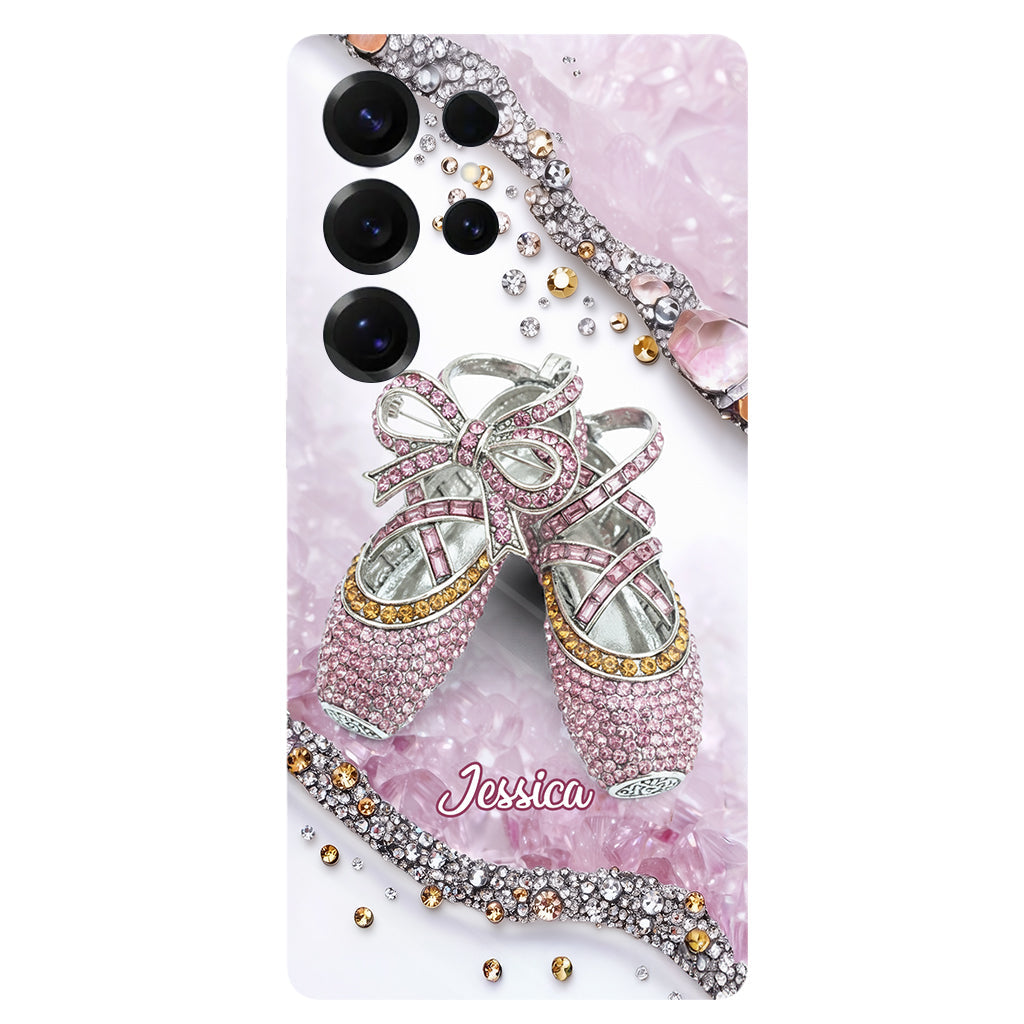 Chaussures de ballet mignonnes - Coque de téléphone personnalisée avec imprimé intégral de ballerine