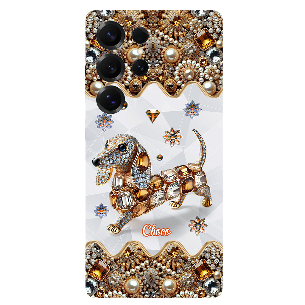 Love Dachshunds - Personalized Dog Full Print Phone Case