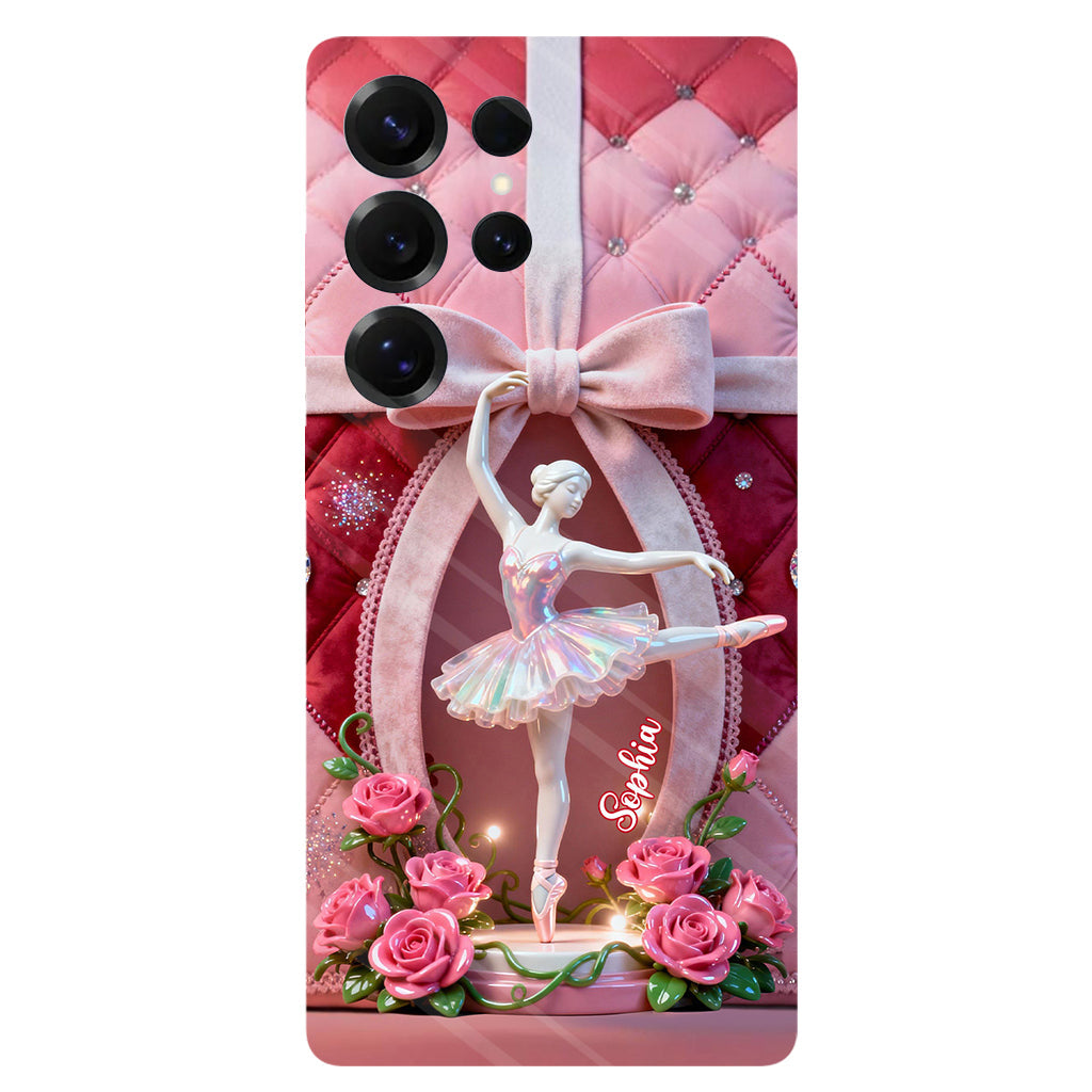 Just A Girl Who Loves To Dance - Personalized Ballet Full Print Phone Case