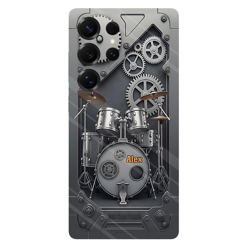 Vie de batteur - Coque de téléphone personnalisée avec impression intégrale pour batteur