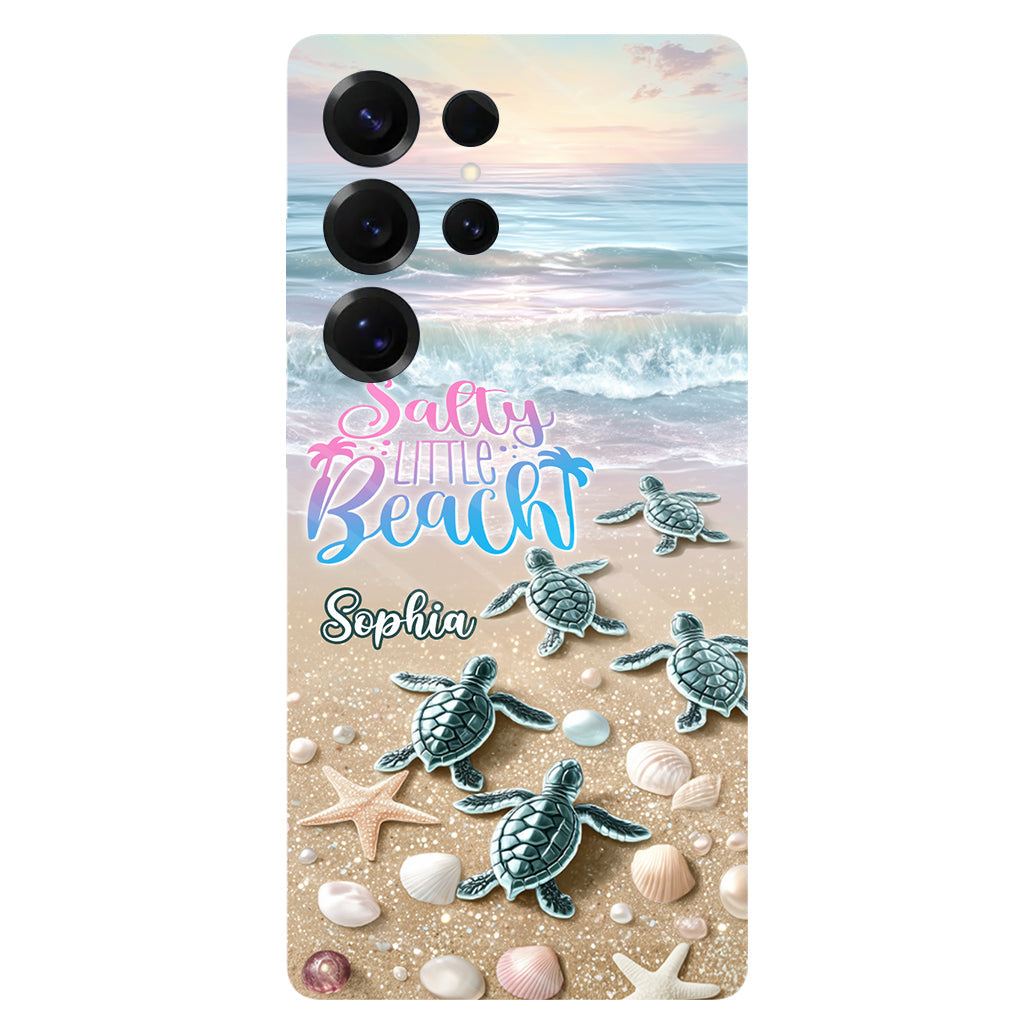 Salty Lil Beach - Personalized Sea Lover Full Print Phone Case