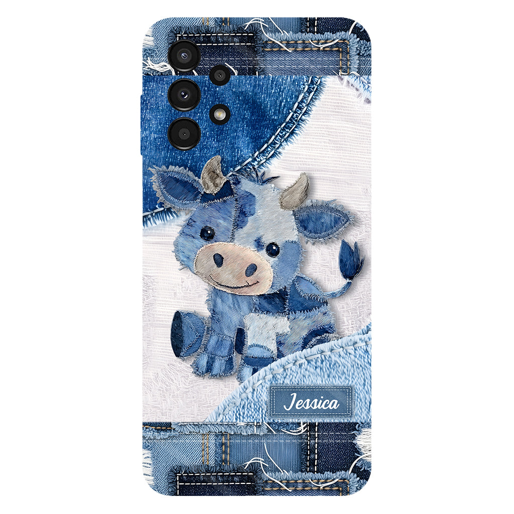 Cute Highland Cow - Personalized Highland Cow Full Print Phone Case